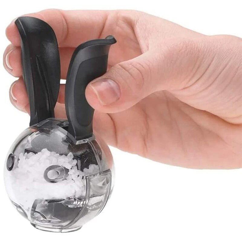 Druskos ir pipirų malūnėlis, Mini rankinis prieskonių malūnėlis, Triušio ausų dizaino daugiafunkcinis šlifavimo įrenginys namų virtuvei