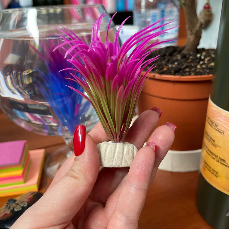 Декоративна симулация на аквариум PVC изкуствени листа Материали за опазване на околната среда на растенията Декоративни аксесоари за аквариум