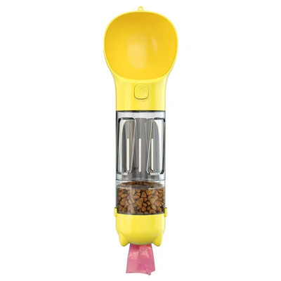 Daugiafunkcinis šunų vandens butelis lauke nešiojamas maisto tiektuvas gėrimų dubuo išmatų dozatorius šunų puodelis 3 viename Dizaino reikmenys naminiams gyvūnėliams