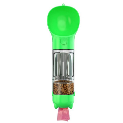 Daugiafunkcinis šunų vandens butelis lauke nešiojamas maisto tiektuvas gėrimų dubuo išmatų dozatorius šunų puodelis 3 viename Dizaino reikmenys naminiams gyvūnėliams