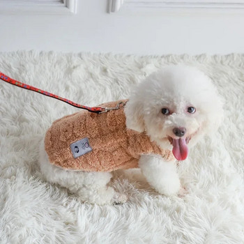 Μαλακό Fleece Ρούχα για σκύλους Χειμερινά ζεστά Puppy Kitten Pullover Ρούχα κατοικίδιων για μικρά σκυλιά Chihuahua Bulldog ένδυση πουλόβερ για σκύλους