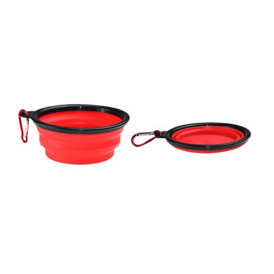 Új kutyák Cat Drop BPA mentes összecsukható csésze edény utazási összecsukható szilikon kisállattál Lassú étel Vízetetés Kisállatkellékek