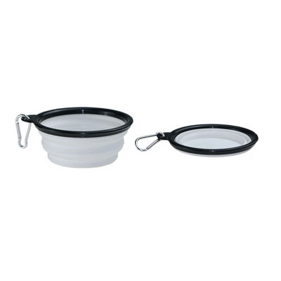 Új kutyák Cat Drop BPA mentes összecsukható csésze edény utazási összecsukható szilikon kisállattál Lassú étel Vízetetés Kisállatkellékek