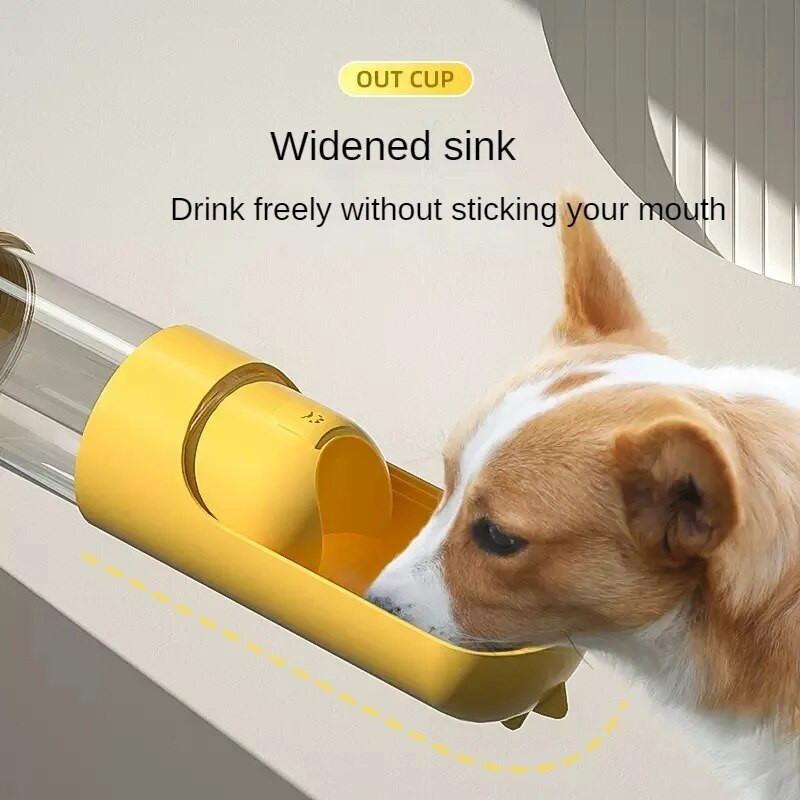 Φορητό μπουκάλι νερού για σκύλους Τροφή Πτυσσόμενο ποτήρι για κατοικίδια Τροφοδότης υπαίθριου ταξιδιού Μπολ Δοχεία φαγητού Αξεσουάρ για σκύλους
