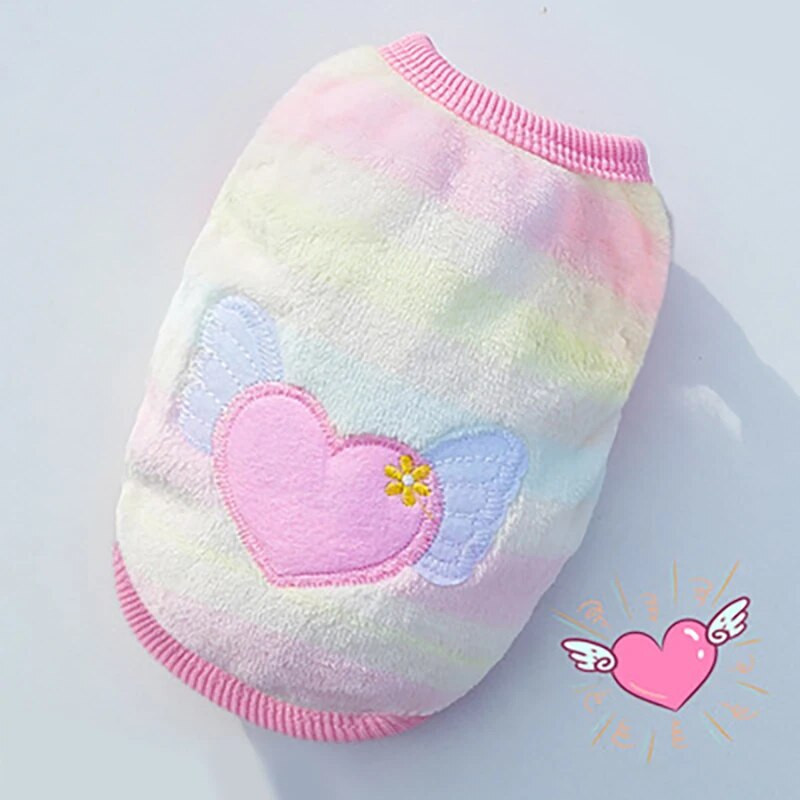 Flaneļa silts mājdzīvnieku suns apģērbs ziemai maziem suņiem kaķu mētelis jaka Džemperis jauks mīksts suņiem mājdzīvnieku apģērbs čivavas buldoga tējas tase