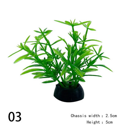 1 gab. Mākslīgo augu imitācija Ūdens nezāles Dekoratīvie augi Zivju tvertnes akvārija zāles dekorēšana