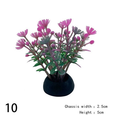 1 gab. Mākslīgo augu imitācija Ūdens nezāles Dekoratīvie augi Zivju tvertnes akvārija zāles dekorēšana