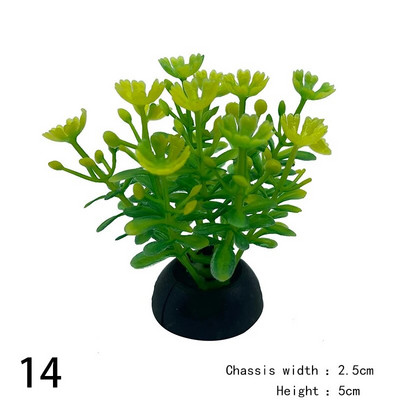 1 gab. Mākslīgo augu imitācija Ūdens nezāles Dekoratīvie augi Zivju tvertnes akvārija zāles dekorēšana