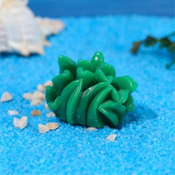 1 ΤΕΜ. Πολύχρωμη ρητίνη κοραλλιογενής διακόσμηση Διακοσμητικά δεξαμενής ψαριών Διακόσμηση ενυδρείου DIY Mini Coral Stone Landscape Αξεσουάρ ενυδρείου