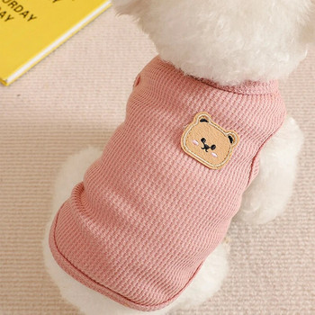 Γιλέκο αρκούδας Παχύ με βελούδινο Pet Dog Ρούχα Γάτα Μασίφ μπλουζάκι Ρούχα Σκυλιά Λεπτά Μικρά Μόδα Chihuahua Pug Pet Γιλέκο York