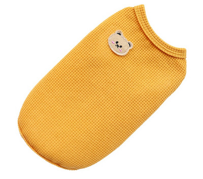 Meškos liemenė pastorinta aksomu Naminių šunų rūbai Katės Kieti marškinėliai Drabužiai Šunys Ploni Maži Mada Čihuahua Mopsas Naminių gyvūnėlių liemenė Jorkas