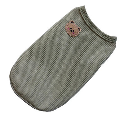 Meškos liemenė pastorinta aksomu Naminių šunų rūbai Katės Kieti marškinėliai Drabužiai Šunys Ploni Maži Mada Čihuahua Mopsas Naminių gyvūnėlių liemenė Jorkas