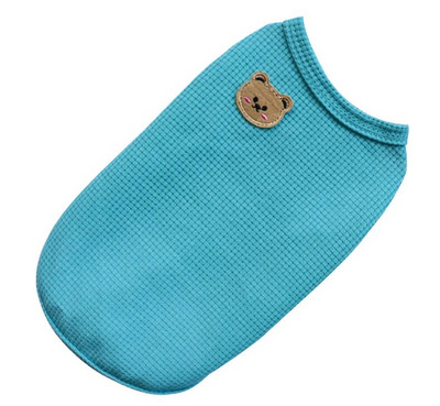 Meškos liemenė pastorinta aksomu Naminių šunų rūbai Katės Kieti marškinėliai Drabužiai Šunys Ploni Maži Mada Čihuahua Mopsas Naminių gyvūnėlių liemenė Jorkas