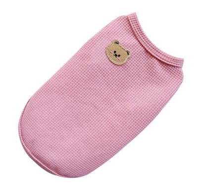 Meškos liemenė pastorinta aksomu Naminių šunų rūbai Katės Kieti marškinėliai Drabužiai Šunys Ploni Maži Mada Čihuahua Mopsas Naminių gyvūnėlių liemenė Jorkas