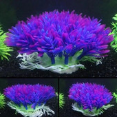 Akvariumo akvariumas Dirbtinis vandens žolės augalas Plastikinis ornamentas namų dekoravimui