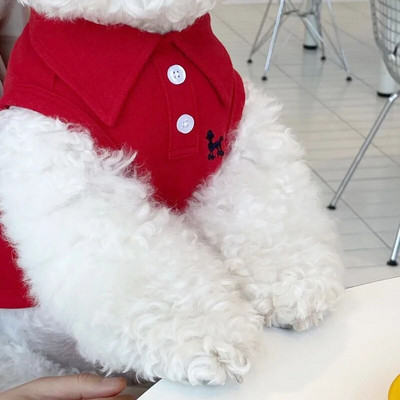 Nauji šunų polo marškinėliai Pet Dog Cool drabužiai Minkšti kvėpuojantys Yorkie Chihuahua šuniuko drabužiai šunų liemenė mažiems vidutinio dydžio šunims, kostiumai