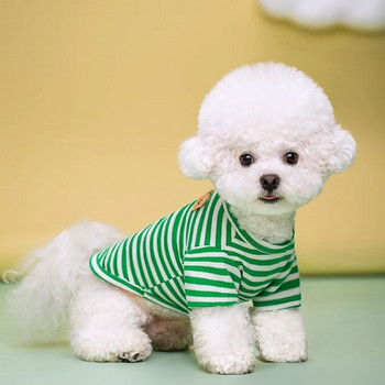 Καλοκαιρινά ρούχα για σκύλους για μικρά σκυλιά Μόδα πουκάμισο για σκύλους με στάμπα για κουτάβι Λεπτό πουκάμισο Χαριτωμένο γιλέκο για γάτα Chihuahua Ρούχα πουκάμισο για κατοικίδια
