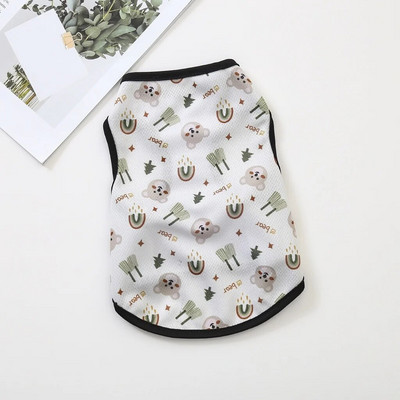 Animacinio filmo mielas naminio šuns kostiumo spausdinimas šuniui džemperis, kvėpuojantis Chihuahua meškiukas ant viršaus XS-2XL