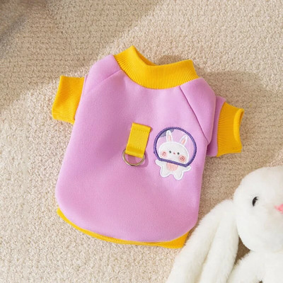 Gyapjú kutyaruhák őszi téli meleg kisállatruházat aranyos medve kutya hám ruhák cica kiskutya pulóver Bichon chihuahua ing