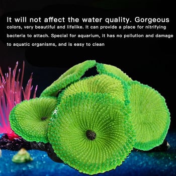Ενυδρείο Τεχνητή Κοραλί Δεξαμενή Ψαριών Τοπίο Διακόσμηση Φυτών Προσομοίωση Ζωντανό μαλακό κοράλλι στολίδι Διακόσμηση δεξαμενής ψαριών