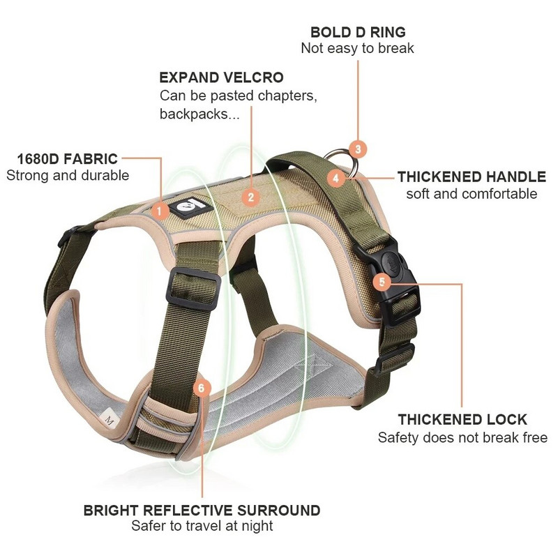 Kutyahám Mellény Francia Bulldog Nylon kutyahám nagy kutyákhoz Állítható biztonság Nagy agár kültéri sétahevederek