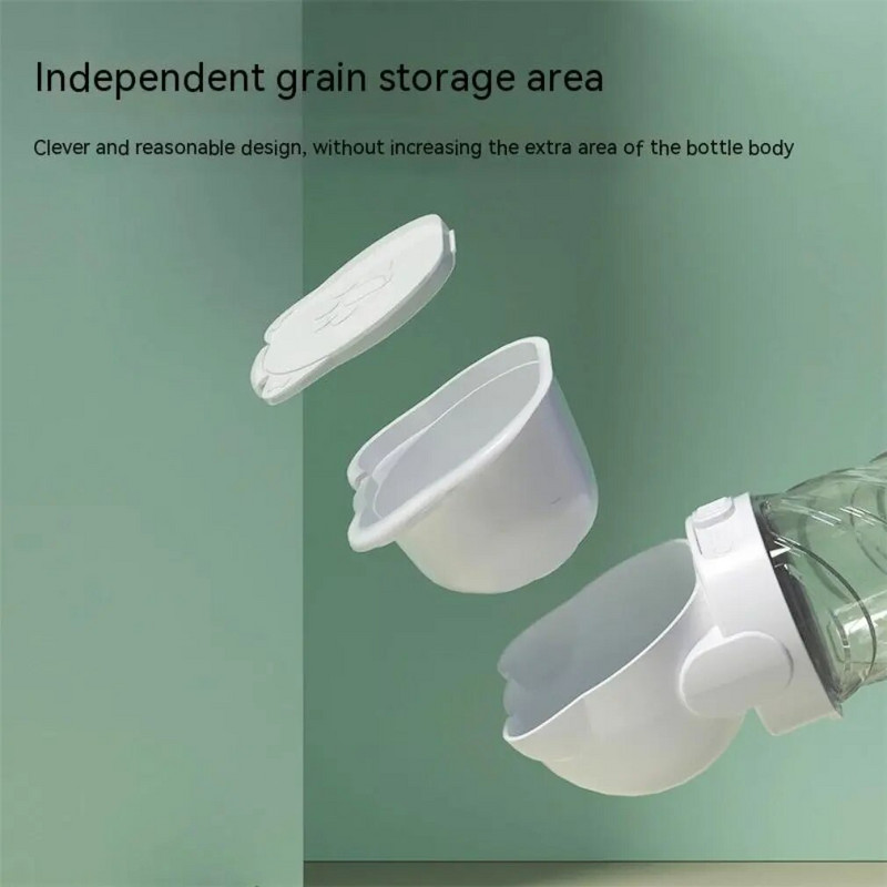 Pārnēsājama suņu izbraukuma ūdens pudele, mājdzīvnieku dzeramā pudele, barošanas pārtikas atkritumu maiss, daudzfunkcionāla krūze, pastaigu 240 g pārtikas dzērienu krūze