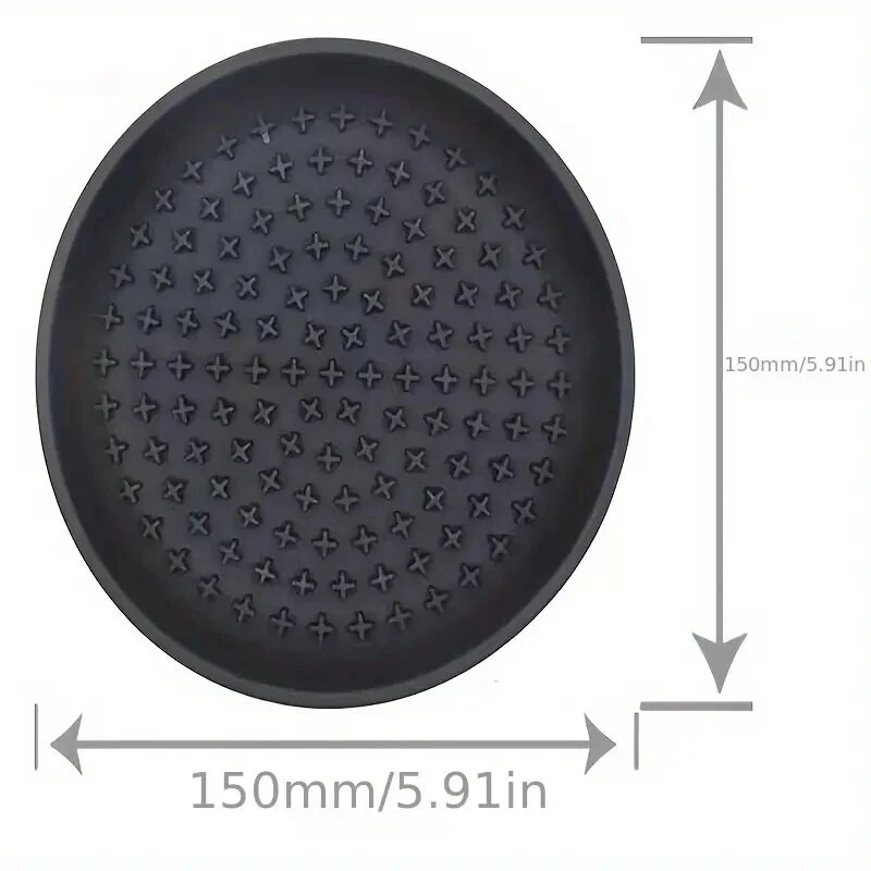 Dubuo nuo užspringimo, lėtas tiektuvas šuniui, silikoninis dubuo katėms laižymams su siurbimo taurele šunų dėlionės maisto dubuo nuo apvirtimo vandens lankas