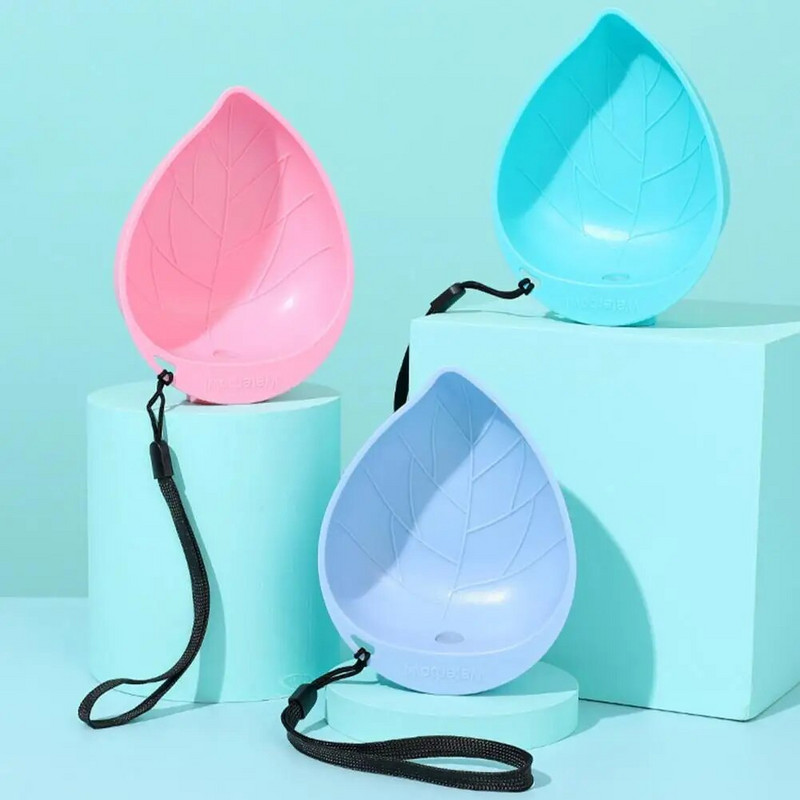 Vízetető, hordozható élelmiszer-minőségű, szagmentes kiskutya vizespohár tömítőgyűrűvel, kisállat itatótál kempingezéshez