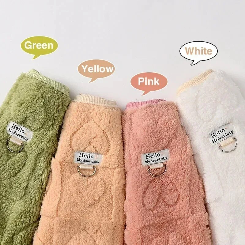 Teplé flísové oblečenie pre psov, bunda pre psov, vesta s D-krúžkom pre malé psy a mačky, oblečenie, kostýmy pre francúzskych buldočkov, kabát pre čivavu