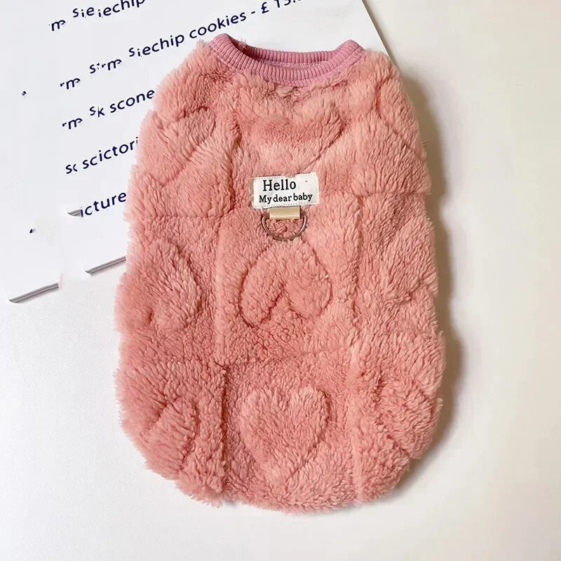 Teplé flísové oblečenie pre psov, bunda pre psov, vesta s D-krúžkom pre malé psy a mačky, oblečenie, kostýmy pre francúzskych buldočkov, kabát pre čivavu