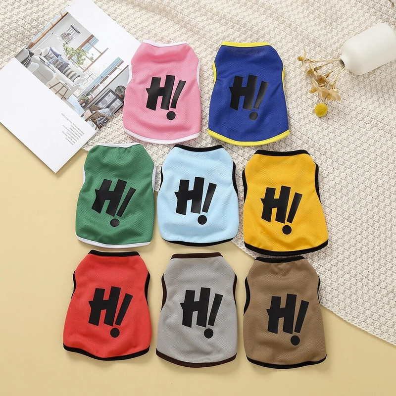 Odjeća za pse Majice za kućne ljubimce Štene Meka majica bez rukava Prsluk bez rukava Odjeća za mačke XS-2XL