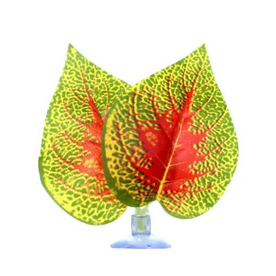 Naujas žuvų bako akvariumas dirbtinis lapų Betta žuvų poilsis Neršiantis dekoratyvinis augalas Betta Fish Play Relax Hide Leaf Hamakas