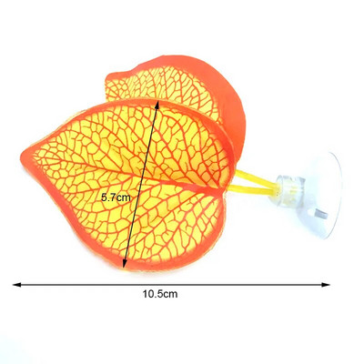 Naujas žuvų bako akvariumas dirbtinis lapų Betta žuvų poilsis Neršiantis dekoratyvinis augalas Betta Fish Play Relax Hide Leaf Hamakas