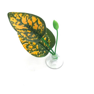 Naujas žuvų bako akvariumas dirbtinis lapų Betta žuvų poilsis Neršiantis dekoratyvinis augalas Betta Fish Play Relax Hide Leaf Hamakas