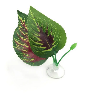 Naujas žuvų bako akvariumas dirbtinis lapų Betta žuvų poilsis Neršiantis dekoratyvinis augalas Betta Fish Play Relax Hide Leaf Hamakas