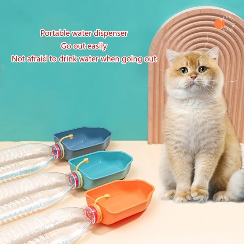 Šunims tiektuvų puodelis Nešiojami šunų vandens dubuo keliaujantiems šunims Vandens gertuvės šunims Vandens dozatorius šunims Naminių gyvūnėlių vandens dubuo