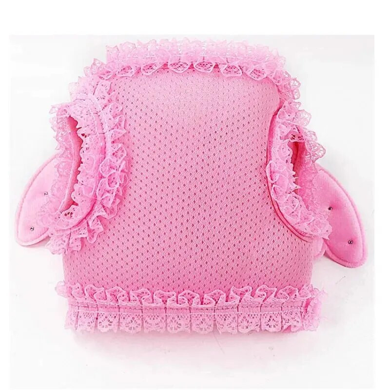 Angel Pet Dog Lese Dantela Mesh Ham Ham Perle Aripa Harnas Reglabil pentru Caini Mici Pisici Accesorii pentru Animale de companie