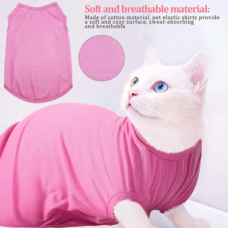 Nyári kisállatruhák kis közepes kutyáknak Tömör pamut póló Kutyák Kiegészítők Kisállatkellékek Macskamellény ingek