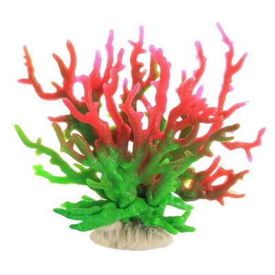 Zivju tvertņu ūdens ainava Mākslīgie koraļļu ūdens augu sveķi Viltus tvertnes rifu akvārija dekorācijas koraļļu rotājumi zemūdens ainava