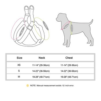 Персонализиран колан за кучета Мек найлонов колан за кучета Светлоотразителна жилетка за домашни любимци Безплатен персонализиран колан за малки средни кучета Pitbull Bulldog