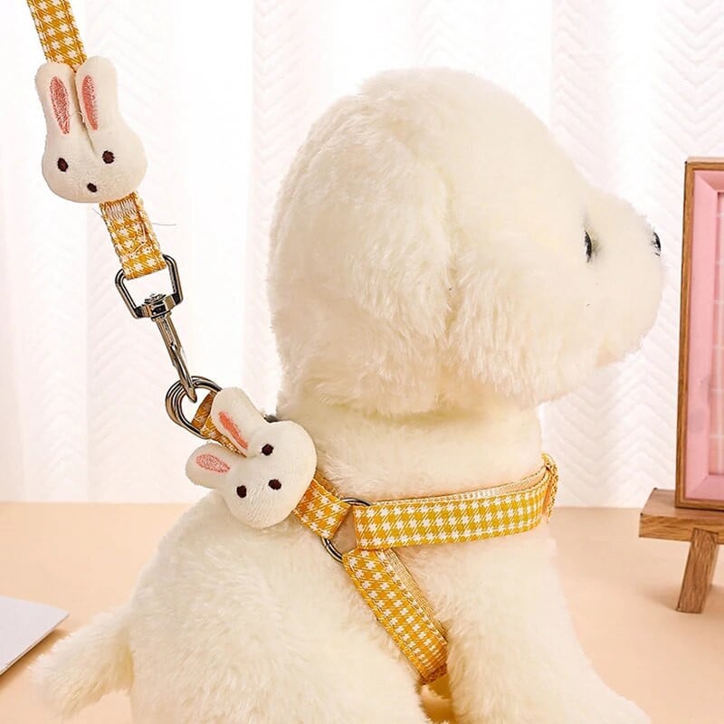 Šunų diržai mažiems šunims katėms Reguliuojamas kačiuko antkaklis naminių gyvūnėlių petnešėlės su pavadėlio rinkiniu Plaidu krūtinės liemenės pavadėlis šunų pavadėlių priedai