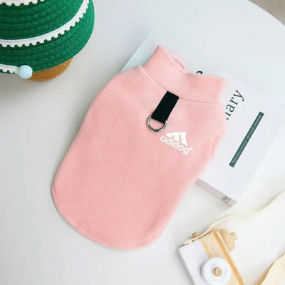 Naminiams gyvūnėliams žiemos sustorėjusios liemenės šuniui šilti sportiniai drabužiai šuniukui pliušiniai drabužiai vienspalviai šunų paltai Čihuahua buldogo katės paltai didmeninė prekyba