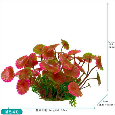 Dirbtinių augalų akvariumo dekoravimas Imitacija Vandens piktžolės Ornamentas Povandeniniai Augalai Plastikiniai Akvariumo Akvariumo Žolė