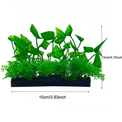 Dirbtinių augalų akvariumo dekoravimas Imitacija Vandens piktžolės Ornamentas Povandeniniai Augalai Plastikiniai Akvariumo Akvariumo Žolė