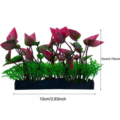 Dirbtinių augalų akvariumo dekoravimas Imitacija Vandens piktžolės Ornamentas Povandeniniai Augalai Plastikiniai Akvariumo Akvariumo Žolė