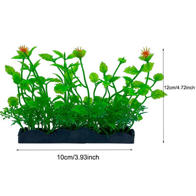 Dirbtinių augalų akvariumo dekoravimas Imitacija Vandens piktžolės Ornamentas Povandeniniai Augalai Plastikiniai Akvariumo Akvariumo Žolė