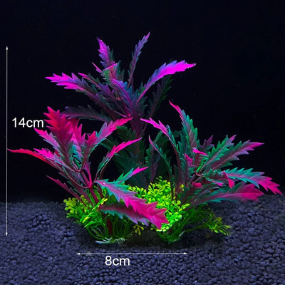 Dirbtinių augalų akvariumo dekoravimas Imitacija Vandens piktžolės Ornamentas Povandeniniai Augalai Plastikiniai Akvariumo Akvariumo Žolė