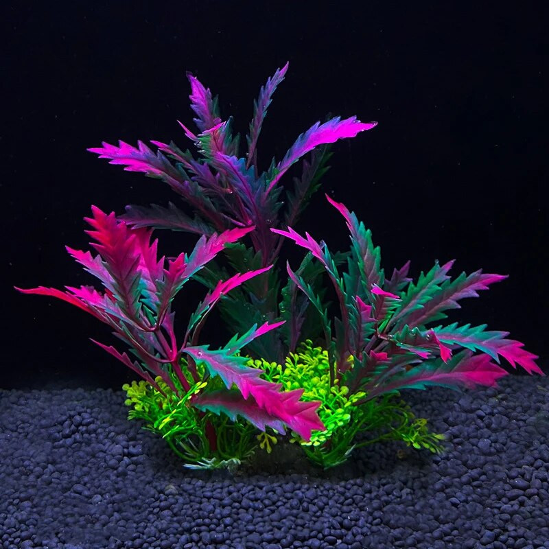 Dirbtinių augalų akvariumo dekoravimas Imitacija Vandens piktžolės Ornamentas Povandeniniai Augalai Plastikiniai Akvariumo Akvariumo Žolė