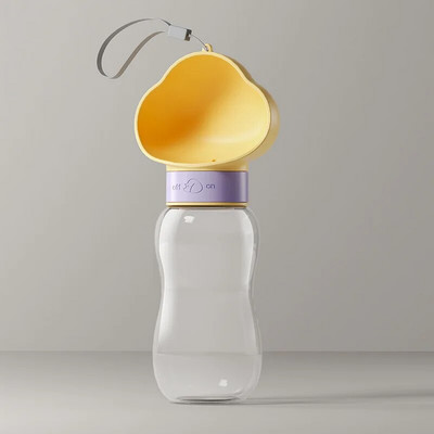 Šunims vandens puodeliai Virduliai Nešiojami buteliai su mygtuku girdykla, skirti pasivaikščioti lauke Gyvūnai Katės Maisto laikymo šėrimo reikmenys