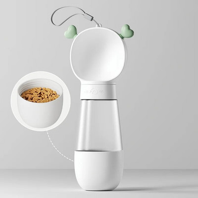 Šunims vandens puodeliai Virduliai Nešiojami buteliai su mygtuku girdykla, skirti pasivaikščioti lauke Gyvūnai Katės Maisto laikymo šėrimo reikmenys